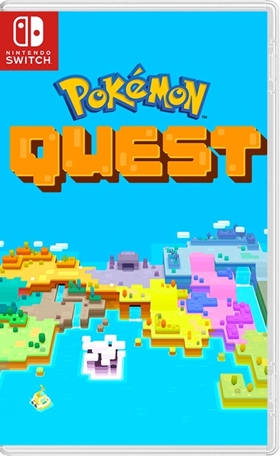 Nintendo switch quests. Покемон квест. Pokemon Quest Nintendo Switch. Luige квест Switch. Trove (видеоигра) обложка.