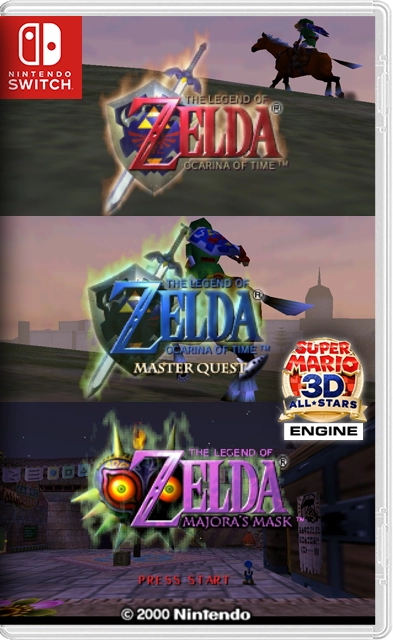 The Legend of Zelda N64 на SM3DAS — Ocarina of Time / Master Quest / Majora's Mask