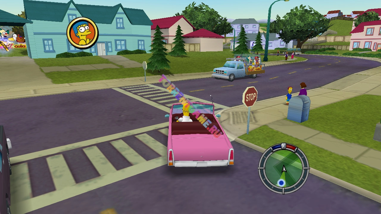 Скачать The Simpsons: Hit and Run (хоумбрю-порт) 