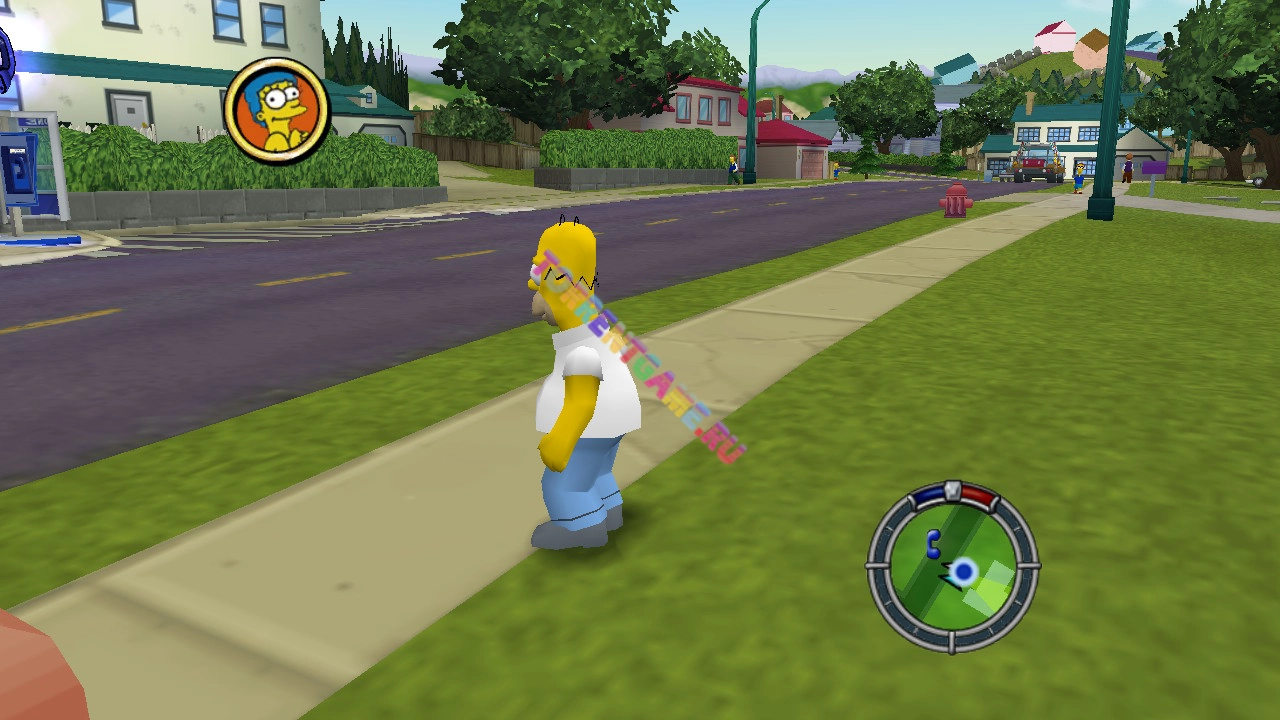 Скачать The Simpsons: Hit and Run (хоумбрю-порт) 