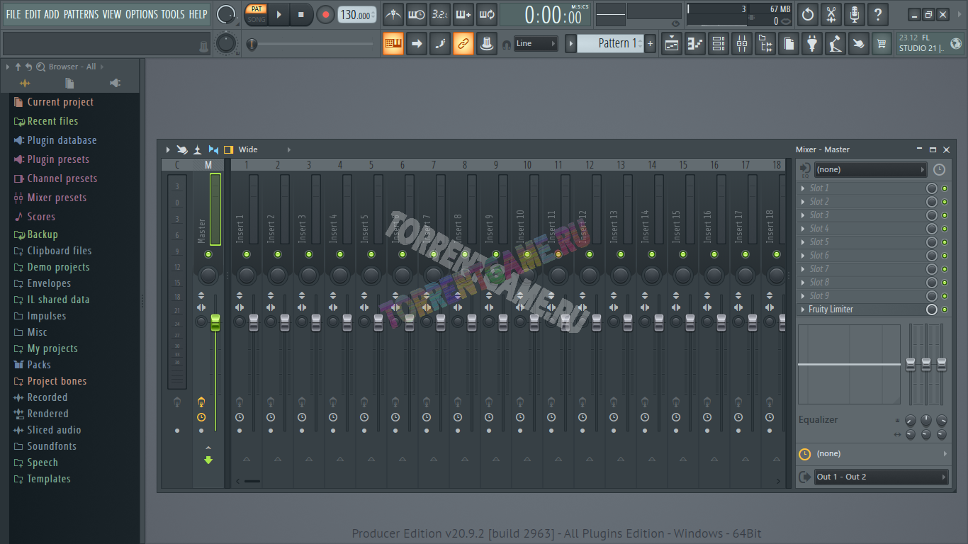 Скачать FL Studio Producer Edition 20.9.2.2963 RePack Image-Line
